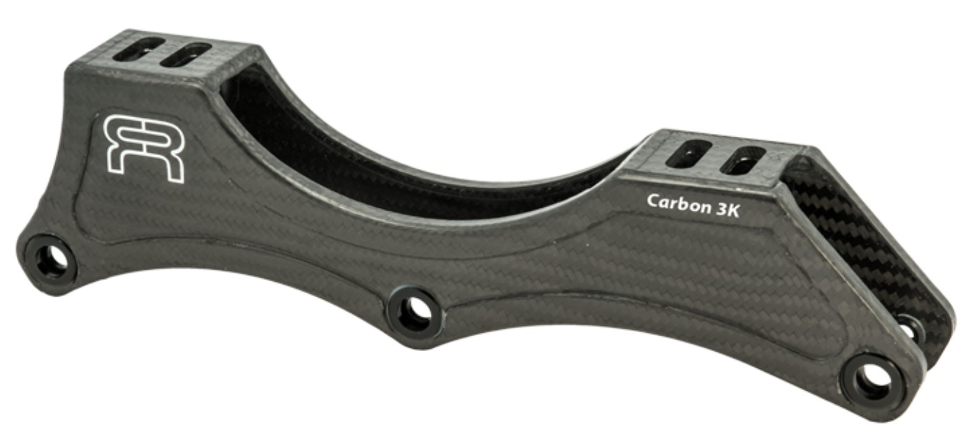 FR Carbon frame 3x110mm is the best inline skate frame for 3 wheels of 110 mm diameter